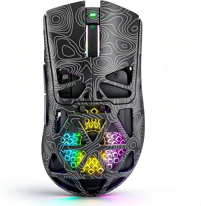 Main image of G11 Lightweight Wireless Gaming Mouse for FPS & Competitive Gaming, Tri-Mode Bluetooth 5.1/2.4GHz/USB-C, 22000 DPI RGB Mouse with Programmable Buttons for PC, Laptop & Mac