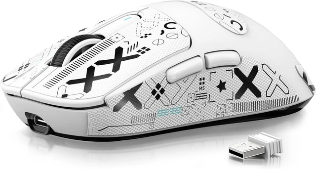 Main image of ATTACK SHARK X3 49g Ultra-Lightweight Wireless Gaming Mouse, White&Tape