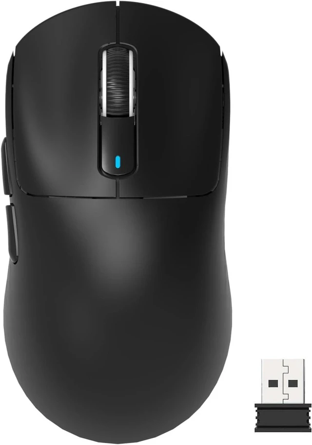 Main image of ATTACK SHARK X3 Lightweight Wireless Gaming Mouse with Tri-Mode 2.4G/USB-C Wired/Bluetooth,Up to 26K DPI, PAW3395 Optical Sensor,Kailh GM8.0 Switch,5 programmable Buttons for PC/Win/Mac(Black)