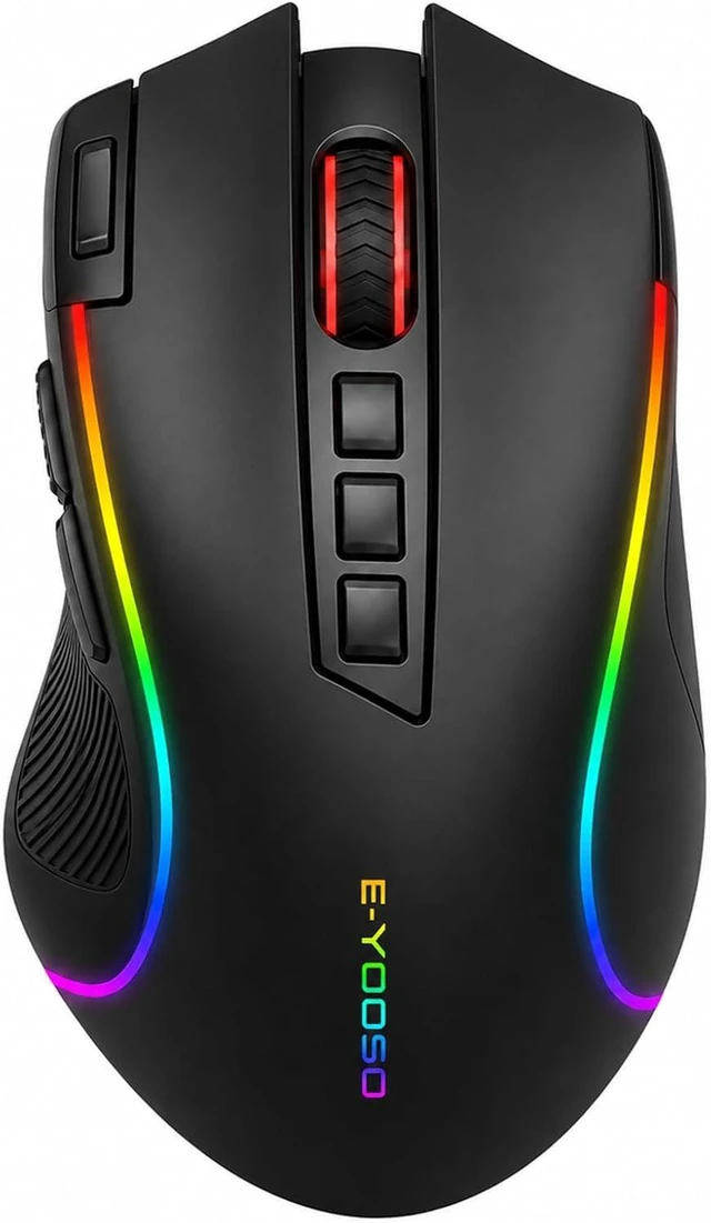 Main image of E-YOOSO Wireless Gaming Mouse, Tri-Mode Bluetooth, Ergonomic, 8000 DPI