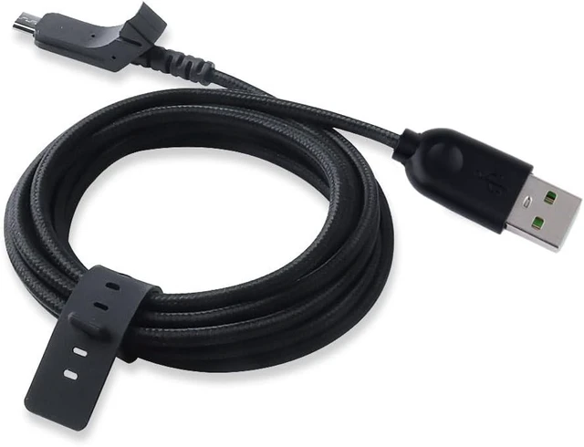 Alt view image 2 of 6 - USB Cable/Line Charging Cable Compatible for Razer Lancehead Wireless Gaming Mouse RZ01-02120100-R3U1