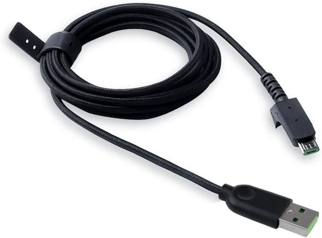 Alt view image 3 of 6 - USB Cable/Line Charging Cable Compatible for Razer Lancehead Wireless Gaming Mouse RZ01-02120100-R3U1