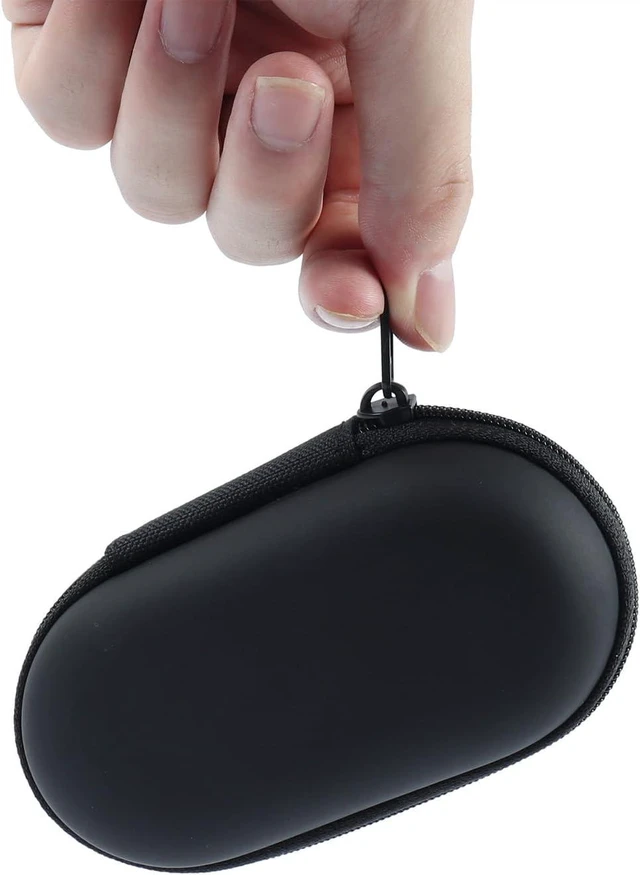 Alt view image 6 of 6 - elec Space Wireless Mini Finger Mouse - Silent Dual-Mode Bluetooth & 2.4GHz, Ergonomic Portable PC Mice with Case, Compatible with MacBook and Chromebook