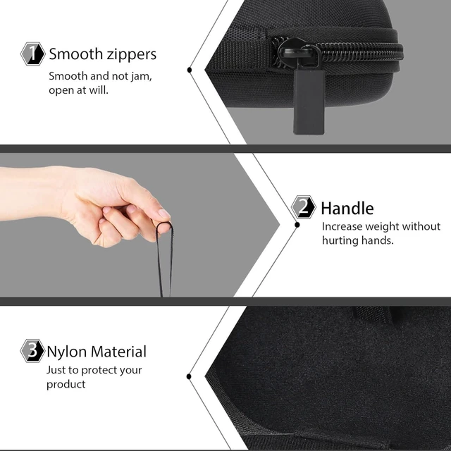 Alt view image 6 of 7 - co2CREA Hard Travel Case for Logitech G502 X Plus/Hero/G309 Gaming Mouse