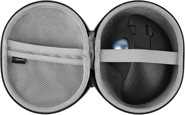 Main image of Geekria Mouse Case Hard, Shell Travel Carrying Case for Gaming Office Mouse, Compatible with Logitech MX Master 3/ 3S/ 2S/ Ergo/ M570/ Ergo M575/ Ergo M575S/ G602/ G604/ MX Ergo/MX Ergo S