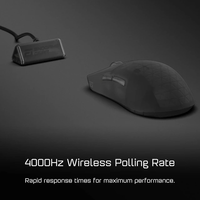 Alt view image 5 of 6 - ENDGAME GEAR OP1w 4k Wireless Gaming Mouse Dark Frost 4000Hz Polling Rate, Gamer Mouse Wireless | Kailh GX Switches | PixArt PAW3395 Optical Mouse Sensor