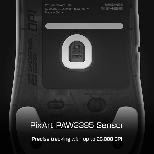Alt view image 4 of 6 - ENDGAME GEAR OP1w 4k Wireless Gaming Mouse Dark Frost 4000Hz Polling Rate, Gamer Mouse Wireless | Kailh GX Switches | PixArt PAW3395 Optical Mouse Sensor