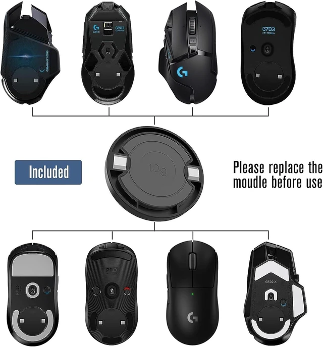Alt view image 4 of 7 - Charging Dock for Logitech Computer Mouse G Pro X Superlight 2 DEX/Superlight 2/1,G502/G502X/G502X Plus Lightspeed,G703,G903,G403 Lightspeed and G PRO Computer Mice Powerplay Charging System