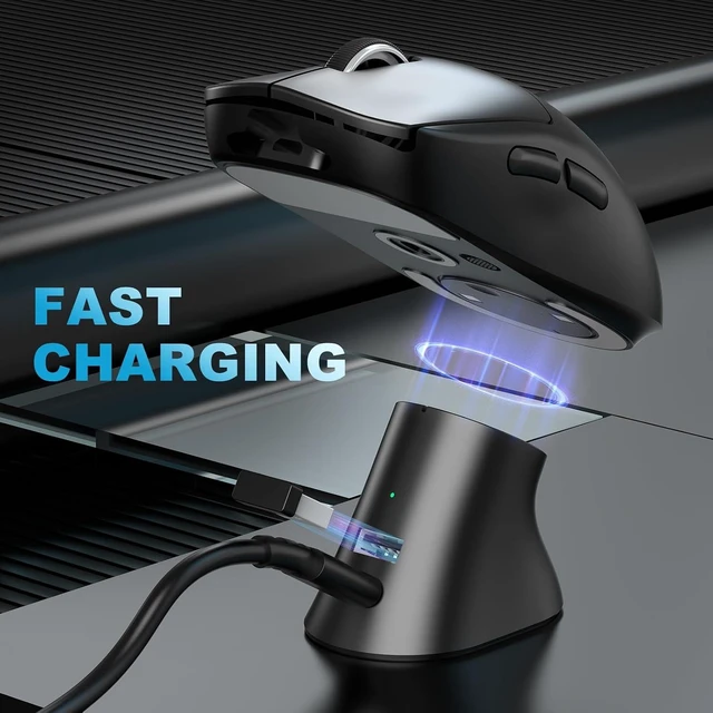 Alt view image 7 of 7 - Charging Dock for Logitech Computer Mouse G Pro X Superlight 2 DEX/Superlight 2/1,G502/G502X/G502X Plus Lightspeed,G703,G903,G403 Lightspeed and G PRO Computer Mice Powerplay Charging System