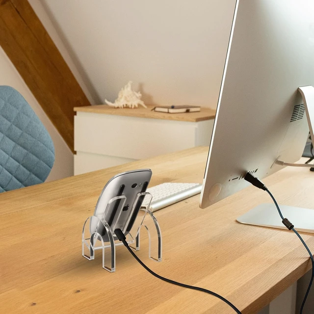 Alt view image 7 of 7 - Mouse Holder Stand for Apple Magic Mouse 1 & 2 Easy Charging