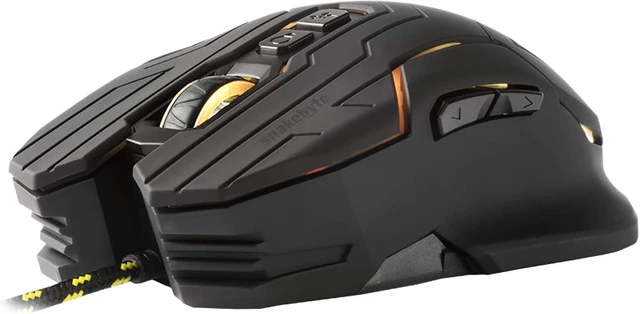 Alt view image 2 of 7 - Snakebyte Pro Optical Gaming Mouse for The Best Results By Casual And Pro Players Ergonomic Wired Professional USB Gaming Mouse for PC or Console Gamer with reprogrammable 7 Color LED, SB909689