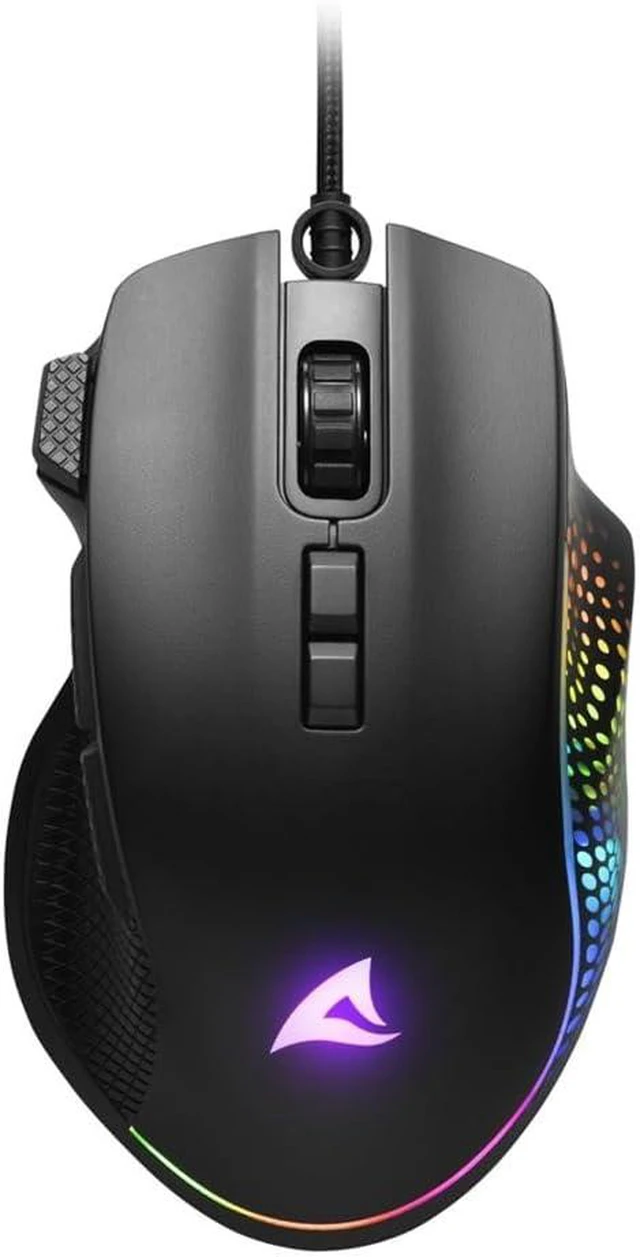 Main image of Sharkoon Shark Force 3 USB Wired Gaming Mouse, Black