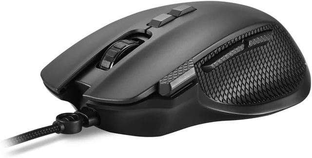 Alt view image 2 of 7 - Sharkoon Shark Force 3 USB Wired Gaming Mouse, Black