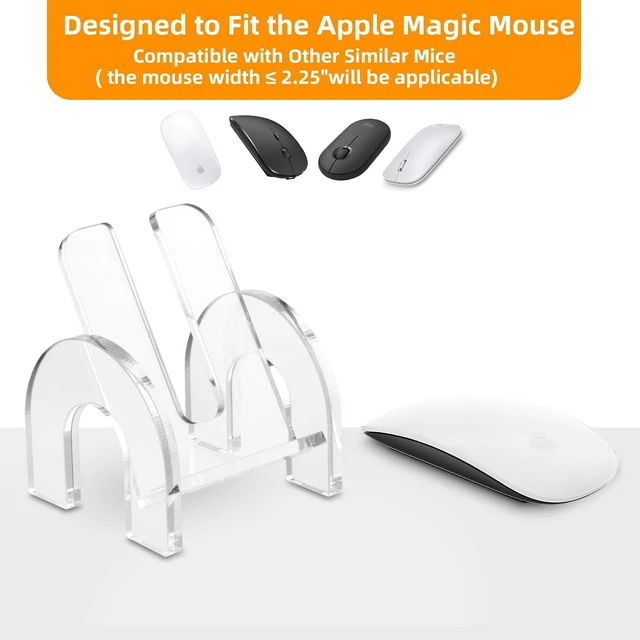 Alt view image 2 of 7 - Mouse Holder Stand for Apple Magic Mouse 1 & 2 Easy Charging