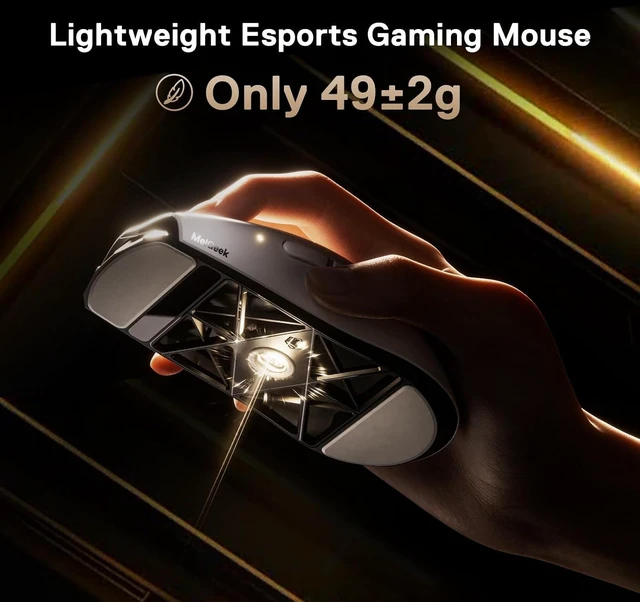 Alt view image 3 of 7 - MelGeek Horus Ultra-Lightweight Wireless Gaming Mouse for PC/MAC