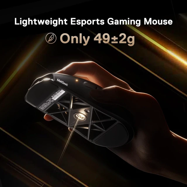 Alt view image 3 of 7 - MelGeek Horus Ultra-Lightweight Wireless Gaming Mouse for PC/MAC