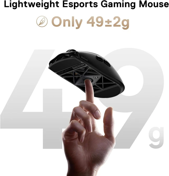 Alt view image 2 of 7 - MelGeek Horus Ultra-Lightweight Wireless Gaming Mouse for PC/MAC