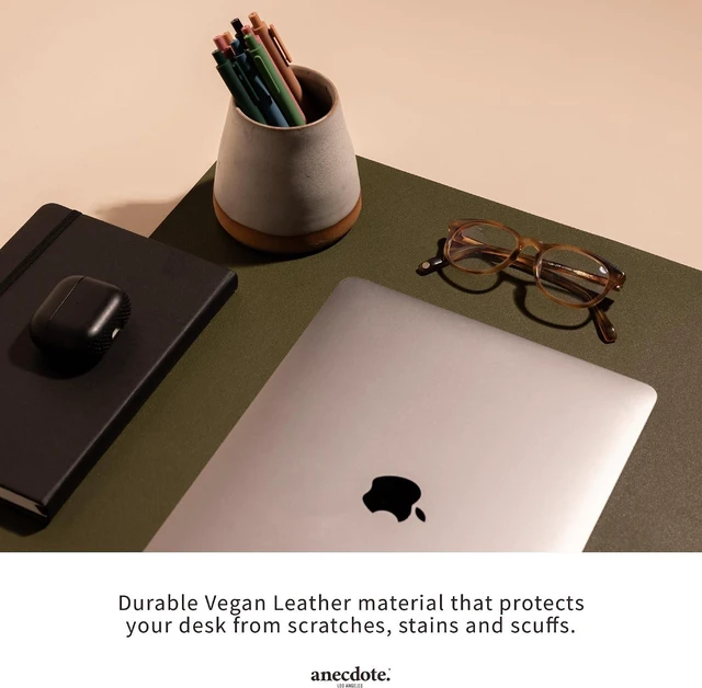 Alt view image 4 of 7 - Anecdote Office Desk Pad Mat, Large Keyboard & Mouse Pad, Home Desk Blotter