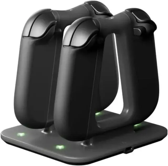 Alt view image 6 of 7 - Dual Wield Joycon 2 Charging Station Compatible with Nintendo Switch 2 Controllers, with Wired Charging Delta Grips, 4-Port Magnetic Charging, USB-C Fast Charging & LED Indicators