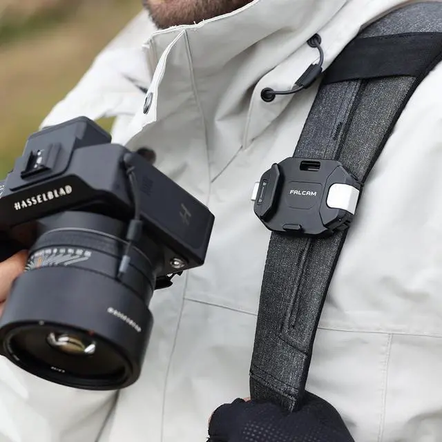 Alt view image 2 of 7 - F38 Backpack Camera Clip V2 with Plate, Arca-Swiss Quick Release, 30kg/66lb Heavy Load, Dyneema Safety Strap, Belt & Strap Mount for DSLR Action Mirrorless Black