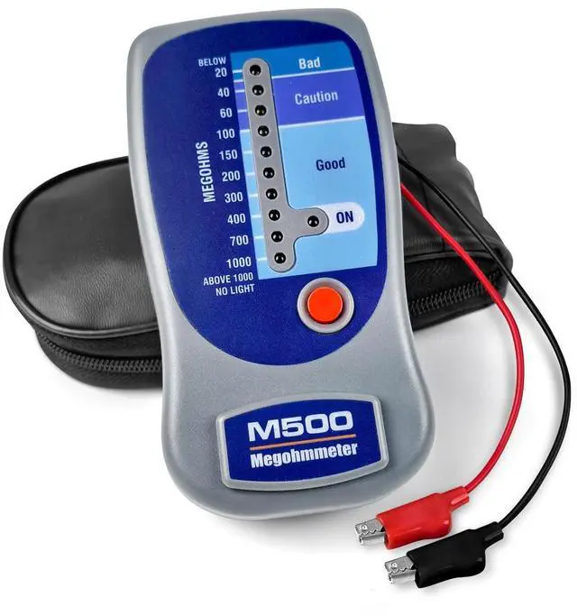 Main image of M500 Megohmmeter for Insulation TestingCompatible with Supco M500 Electronic MegohmmeterWill accurately Measure Insulation Values up to 1000 Megohms at 500 Volts