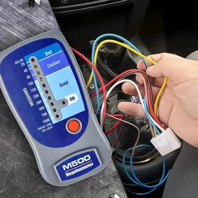 Alt view image 7 of 7 - M500 Megohmmeter for Insulation TestingCompatible with Supco M500 Electronic MegohmmeterWill accurately Measure Insulation Values up to 1000 Megohms at 500 Volts
