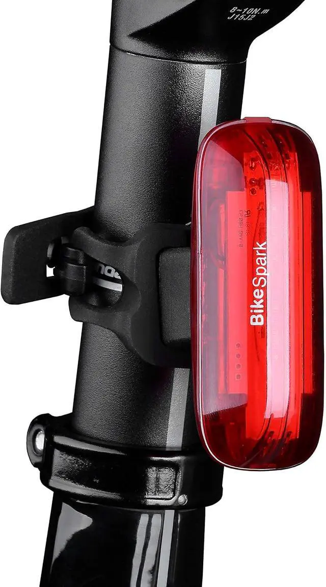 Alt view image 2 of 6 - Auto-Sensing Rear Light G3 -Superbright LED Bike Tail Light - Auto On/Off & Deceleration Flash by Motion Sensing - USB Rechargeable - IPX5 - Made in Taiwan