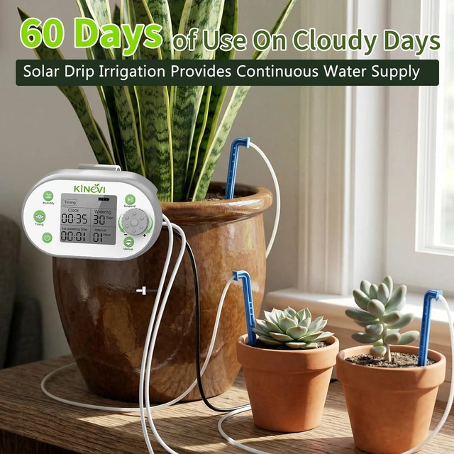 Alt view image 5 of 7 - Smart Sensor Automatic Plant Waterer for 15 Pots, 770 Watering Combinations