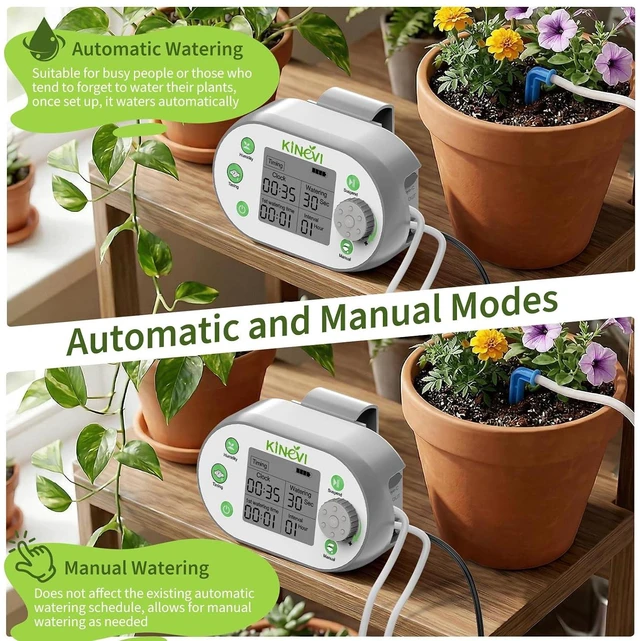 Alt view image 6 of 7 - Smart Sensor Automatic Plant Waterer for 15 Pots, 770 Watering Combinations