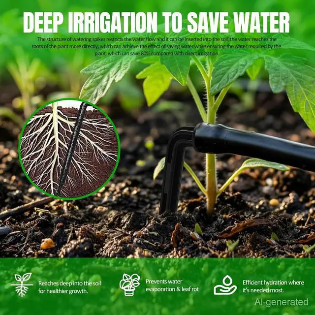 Alt view image 4 of 7 - Solar Automatic Drip Irrigation System,Auto Self Watering Kit with Timer