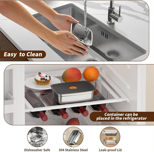 Alt view image 6 of 6 - Cordless Heated Lunch Box, 18W Portable Food Warmer for Men Women