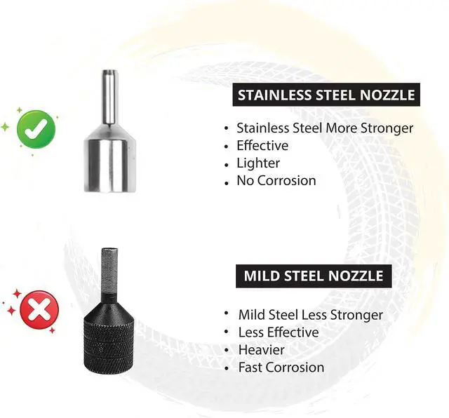 Alt view image 6 of 7 - Tubeless Tire Gun Puncture Repair Kit with Mushroom Plug for Tyre Punctures and Flats on Cars, Motorcycles, ATV, Trucks & Tractors (Gun Puncture Kit with Hole 15 Plugs, Black)