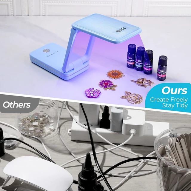 Alt view image 2 of 7 - Cordless UV Resin Lamp, Rechargeable, 2-Hour Battery