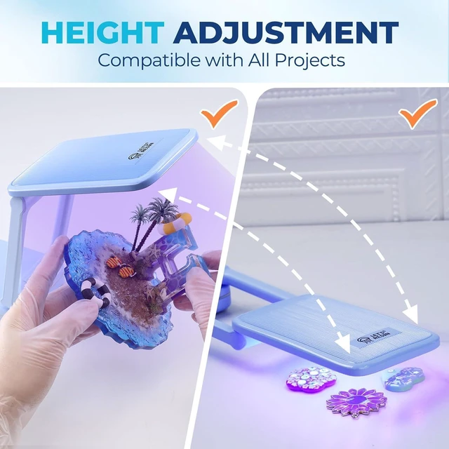 Alt view image 4 of 7 - Cordless UV Resin Lamp, Rechargeable, 2-Hour Battery