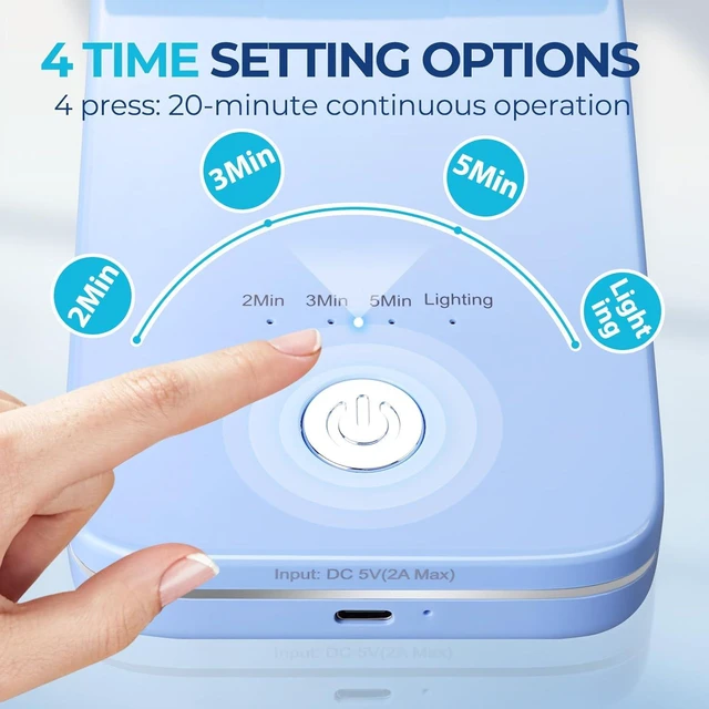 Alt view image 7 of 7 - Cordless UV Resin Lamp, Rechargeable, 2-Hour Battery