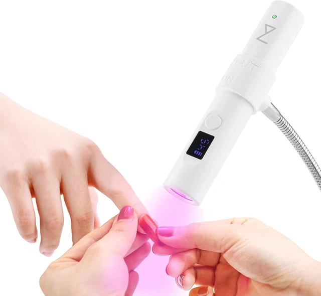 Alt view image 2 of 7 - GlaCure GO LED & UV Nail Flash Cure Lap with Touch Screen