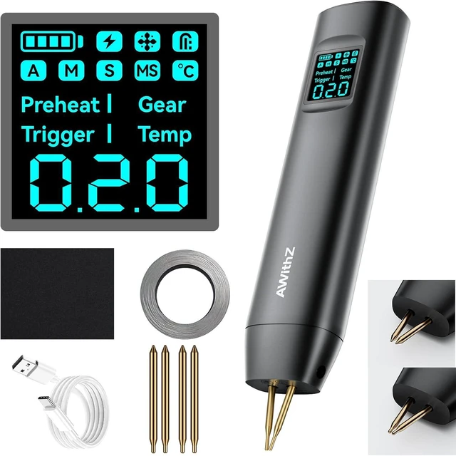 Main image of 18650 Battery Spot Welder with 1.5" Digital Display & 90 Power Levels Auto/Manual Dual Pulse, Professional DIY Tool for Lithium Batteries, Battery Packs & Solar Projects