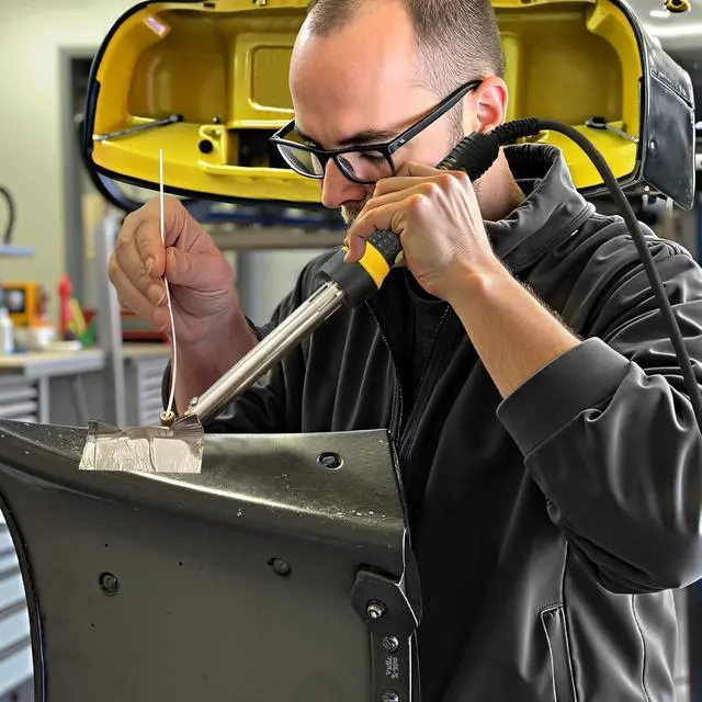 Alt view image 7 of 7 - Plastic Welder,Plastic Welding Kit 3 in 1,Plastic Repair Welder Kit,1000pcs Plastic Welding Staples,Plastic Welding Rods Kit,Repair for Most Thermoset Plastics,Yellow