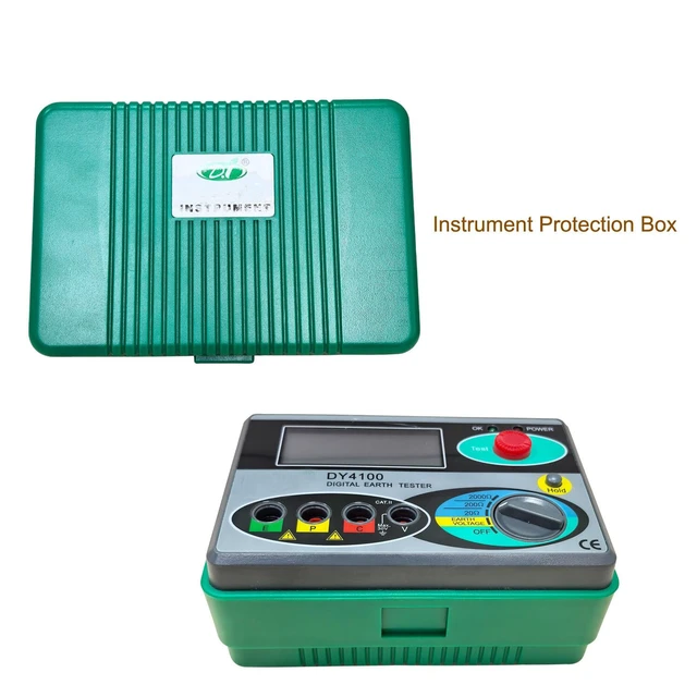 Alt view image 5 of 7 - Digital Earth Ground Tester Kit, 2000 Resistance & 30V AC Voltage Meter