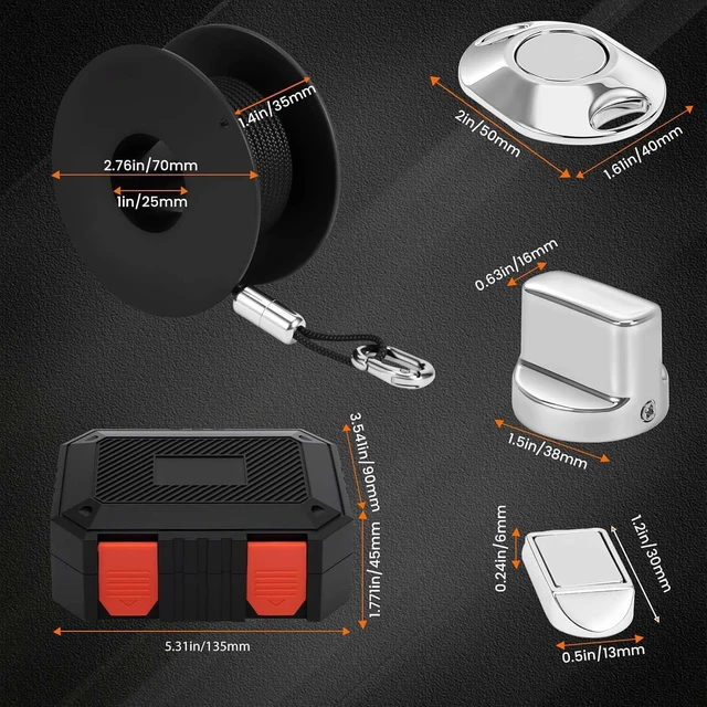 Alt view image 6 of 6 - Magnetic Wire Puller for Electrical Wiring Fish Tape Cable Pulling Tool with Super Penetration for Boards & Water Pipes, Electricians, Home Renovation, Indoor, Garden & Walls