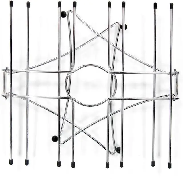 Alt view image 3 of 4 - Fusion Stemware Wine Decanter Drying and Storage Rack - 16 Wine Glass Rack and Holder, Foldable