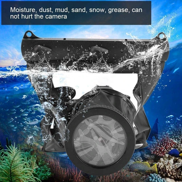 Alt view image 4 of 7 - Universal Diving Case Bag (20M) Portable Underwater Photography Housing Cage for DSLR Cameras (Black)