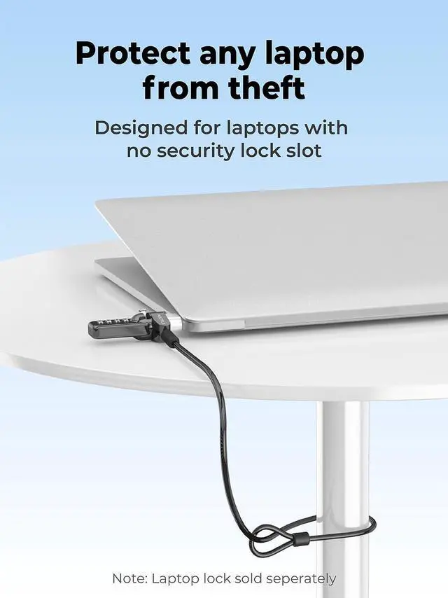 Alt view image 2 of 7 - Laptop Lock Adapter for Security Lock