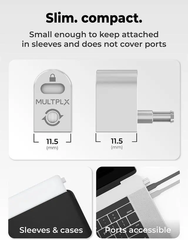 Alt view image 6 of 7 - Laptop Lock Adapter for Security Lock
