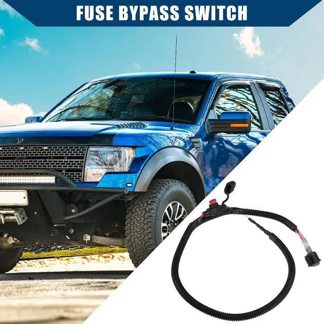 Alt view image 3 of 7 - 60cm Universal Automotive Switched Fuse Bypass Kit/Fuse Bypass Switch/Durable / 1 pcs Black (Pack of 2)