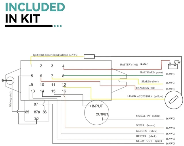 Alt view image 5 of 7 - Universal 12 Circuit Wiring Wires Harness Fit for Muscle Car Hot Rod Street Rod XL Wires