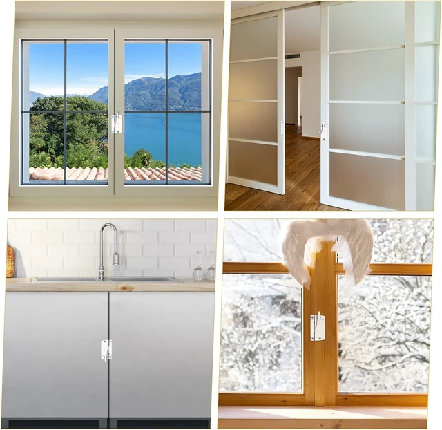 Alt view image 7 of 7 - 20-Pack White Window Sash Lock Replacement Sliding Window Latch Lock & Keeper, 2 Inch Hole Cam Action Parts & Hardware for Single Double Hung, Vertical and Horizontal Sliding