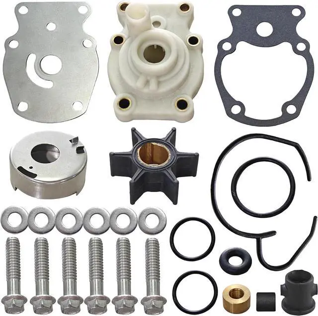 Main image of 393630 Water Pump Impeller kit Replaces Johnson Evinrude OMC 20 25 30 35 HP Outboard Motors 393509 391636 Sierra 18-3382
