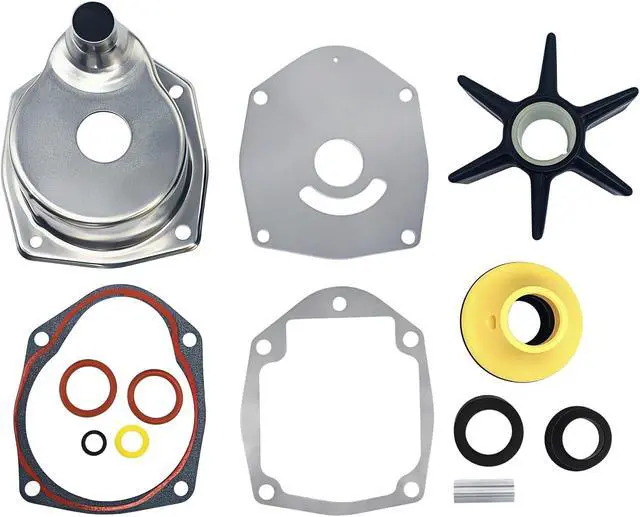 Alt view image 2 of 6 - 817275A5 Water Pump Impeller Kit for MerCruiser Alpha One Gen 2 Stern Drives and for Mercury Marine 200 225 250 HP Outboard Replace 817275Q05 Sierra 18-3147