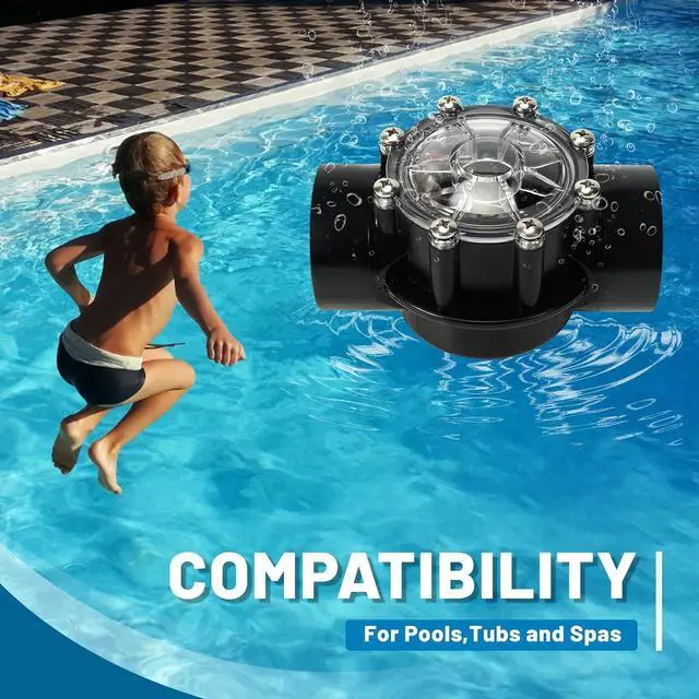 Alt view image 6 of 6 - 7305 Check Valve Replacement for Jandy 2 Inch to 2-1/2-Inch Check Valve pvc 180-Degree Compatible with Pool and Spa